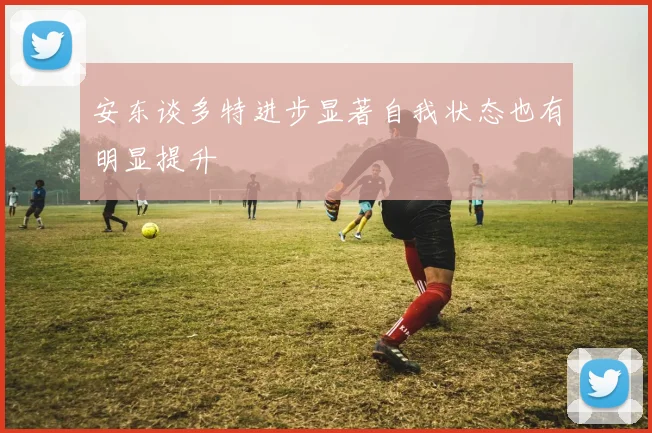 安东谈多特进步显著自我状态也有明显提升